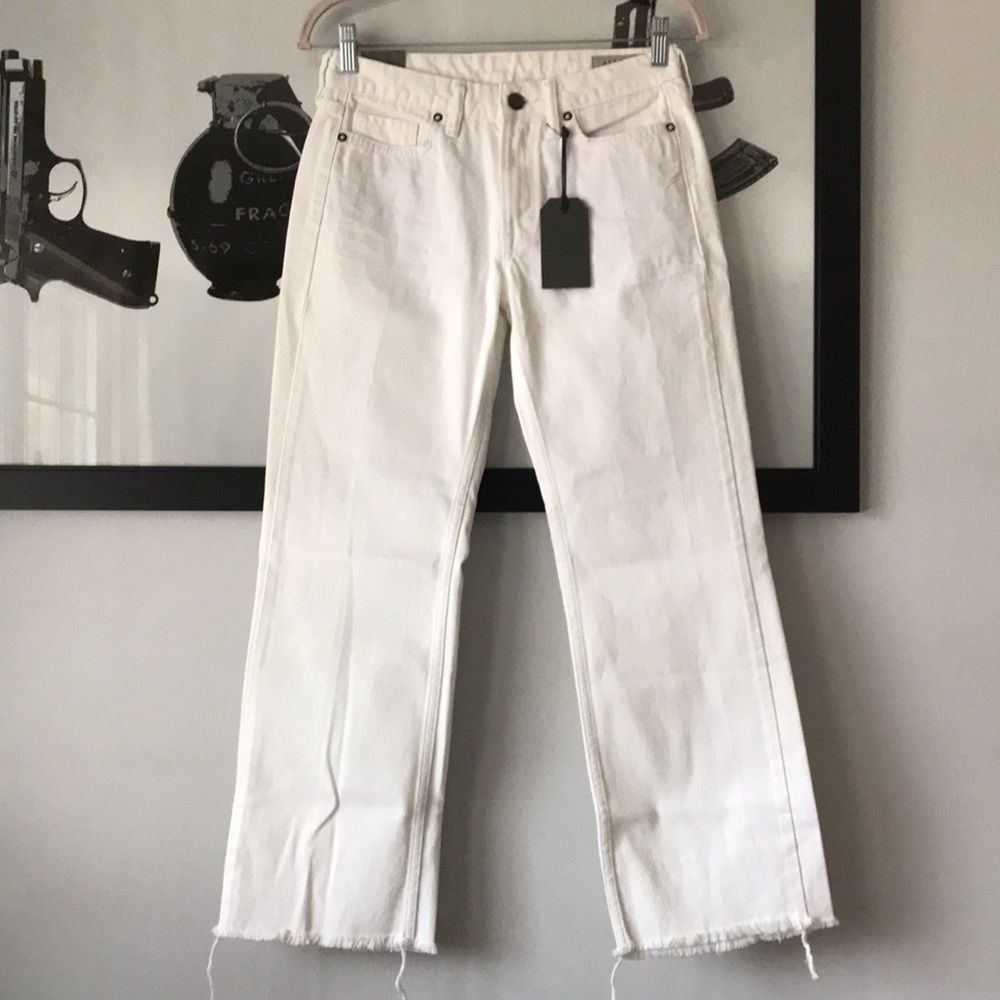 All Saints Belle cropped flare jeans 26 New - Picture 2 of 16
